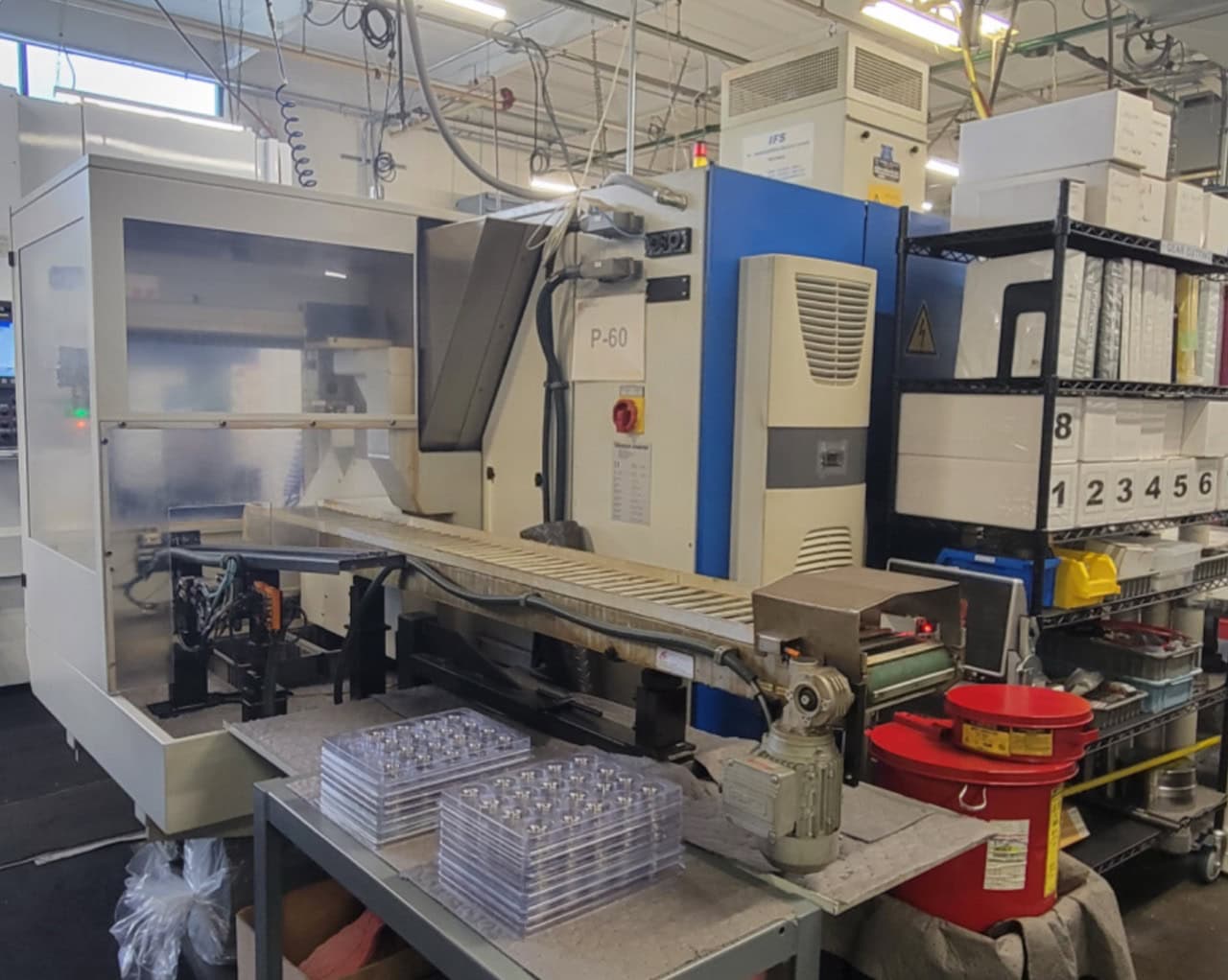 Gleason-Pfauter P-60 CNC Gear Hobber, 2008 - Auto Loading, Gear Skiving/Hard Re-Hobbing, Siemens Control - Image 2