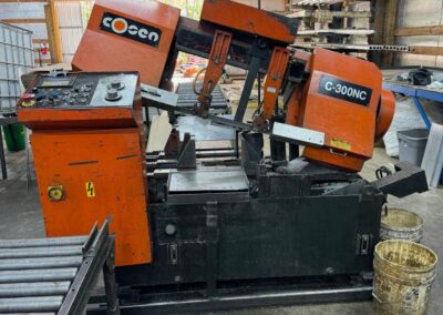 2007 cosen c300nc cnc bandsaw with extra parts saw