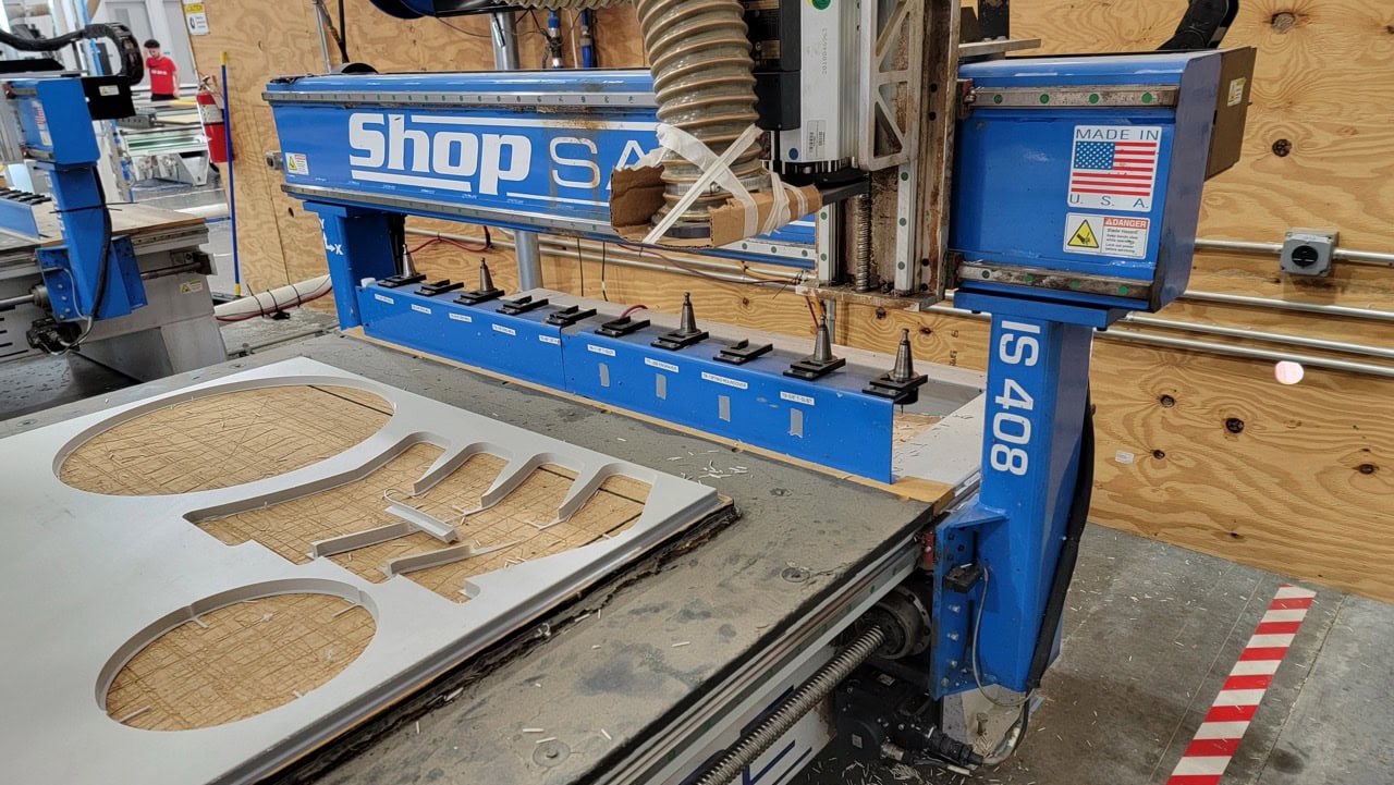 4' x 8' Shop Sabre IS408 CNC Router, 2018 - Vacuum Table - Image 5