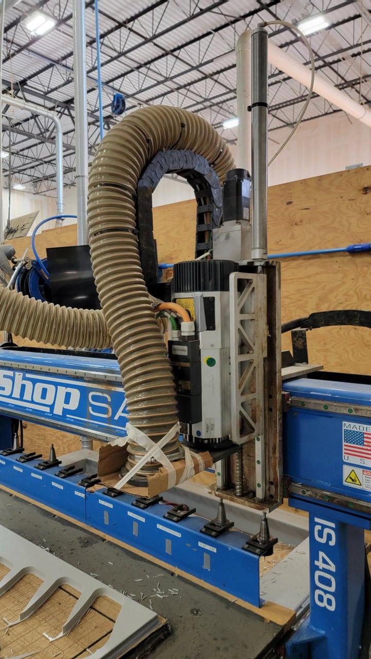 4' x 8' Shop Sabre IS408 CNC Router, 2018 - Vacuum Table - Image 6