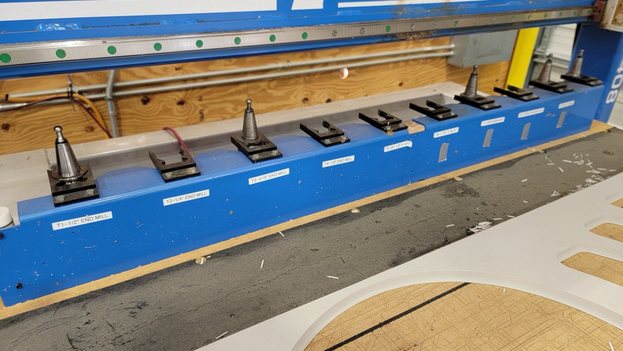 4' x 8' Shop Sabre IS408 CNC Router, 2018 - Vacuum Table - Image 8