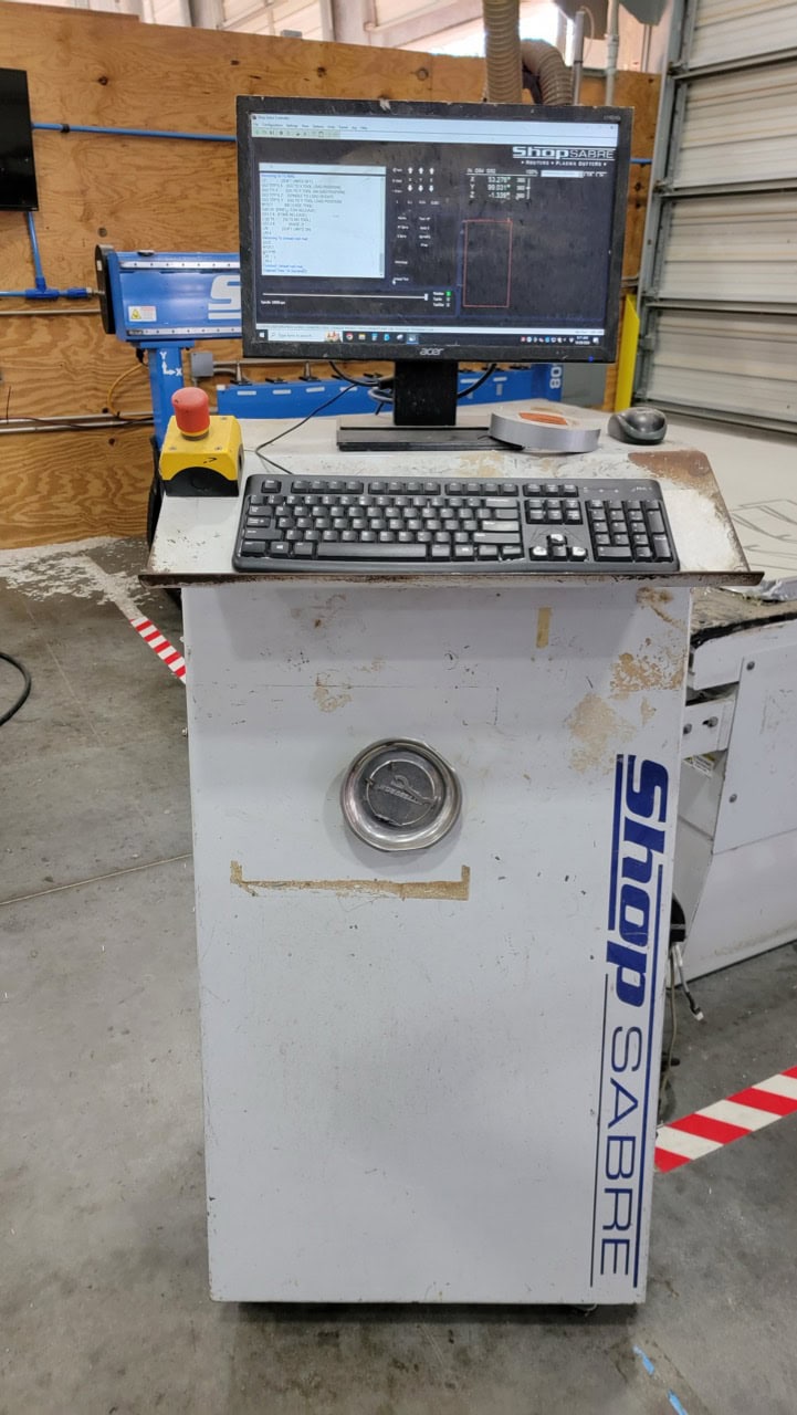 4' x 8' Shop Sabre IS408 CNC Router, 2018 - Vacuum Table - Image 12
