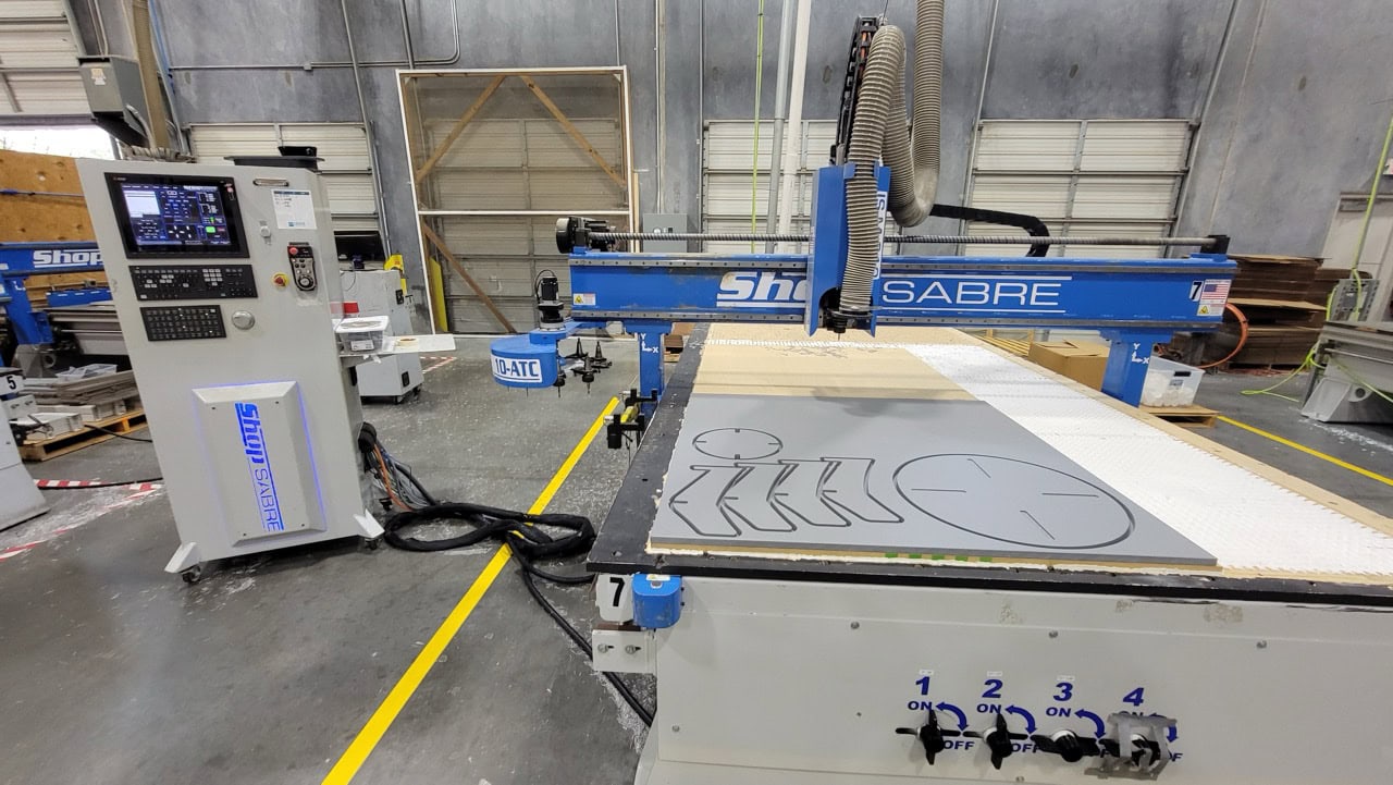 6' x 12' Shop Sabre IS-M 612 CNC Router, 2021 - 10 Tool ATC, Vac Table - Image 2