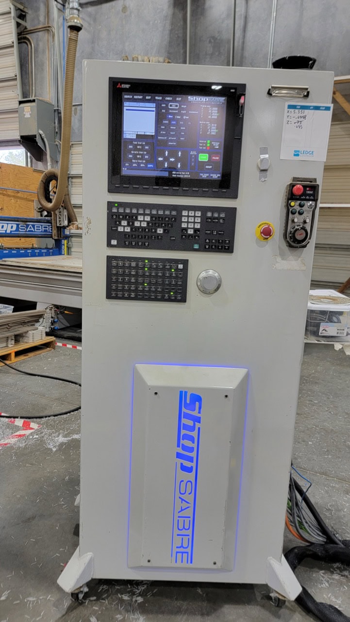 6' x 12' Shop Sabre IS-M 612 CNC Router, 2021 - 10 Tool ATC, Vac Table - Image 3