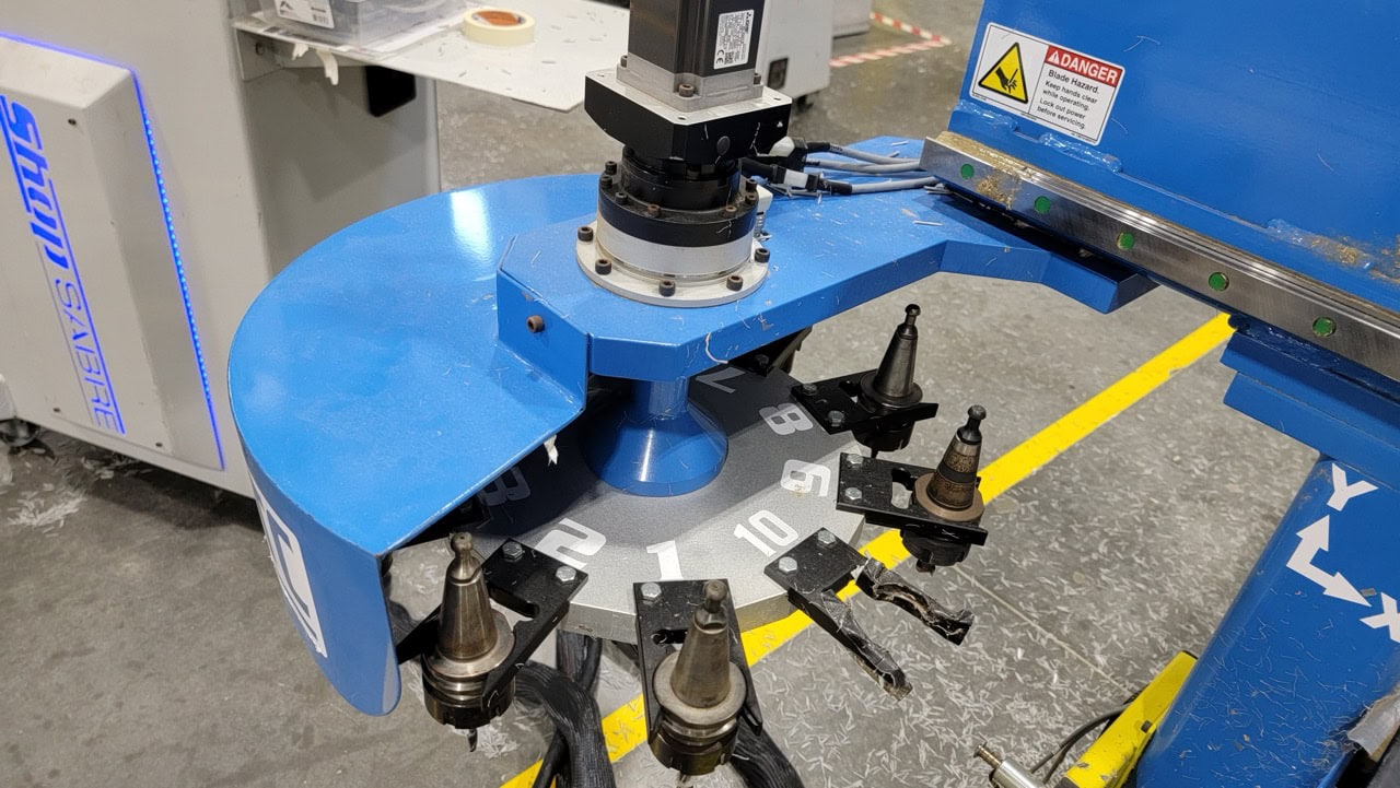 6' x 12' Shop Sabre IS-M 612 CNC Router, 2021 - 10 Tool ATC, Vac Table - Image 4