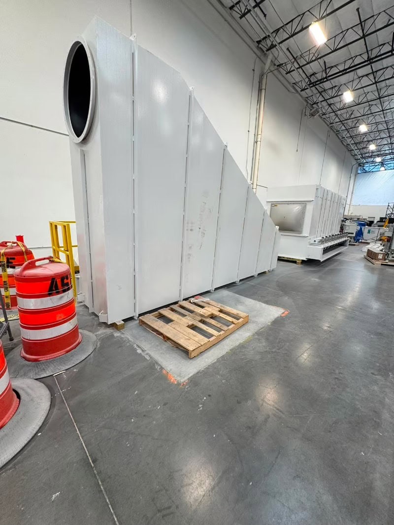 20,000 CFM S.P. Hastings Dust Collector, 2023 - Never Installed 125Hp Motor - Image 5