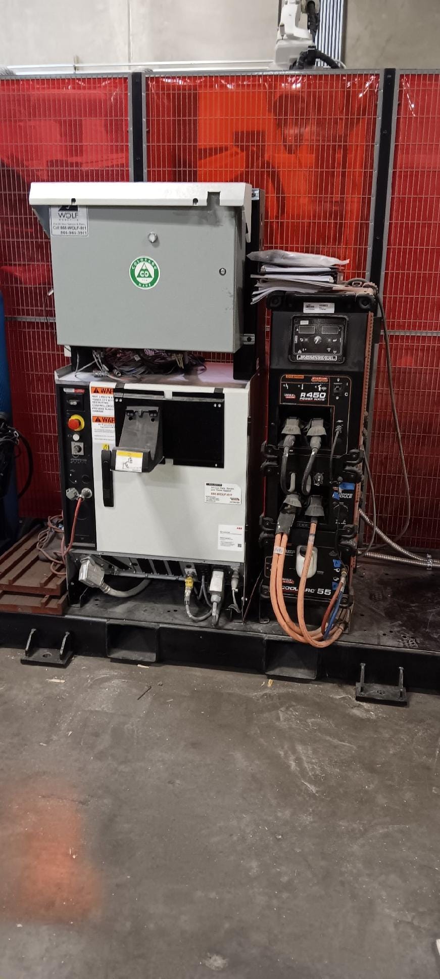 Lincoln Electric Power Wave R450 Robotic Welder, 2020 - ABB IRB 2600 Robot, Lincoln 4R220 Wire Feeder - Image 6