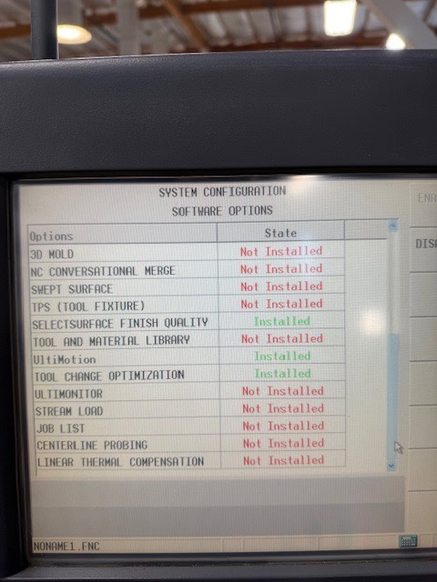 Hurco VMX-50 VMC, 2007 - DXF, Rigid Tap, Chip Conveyor - Image 4