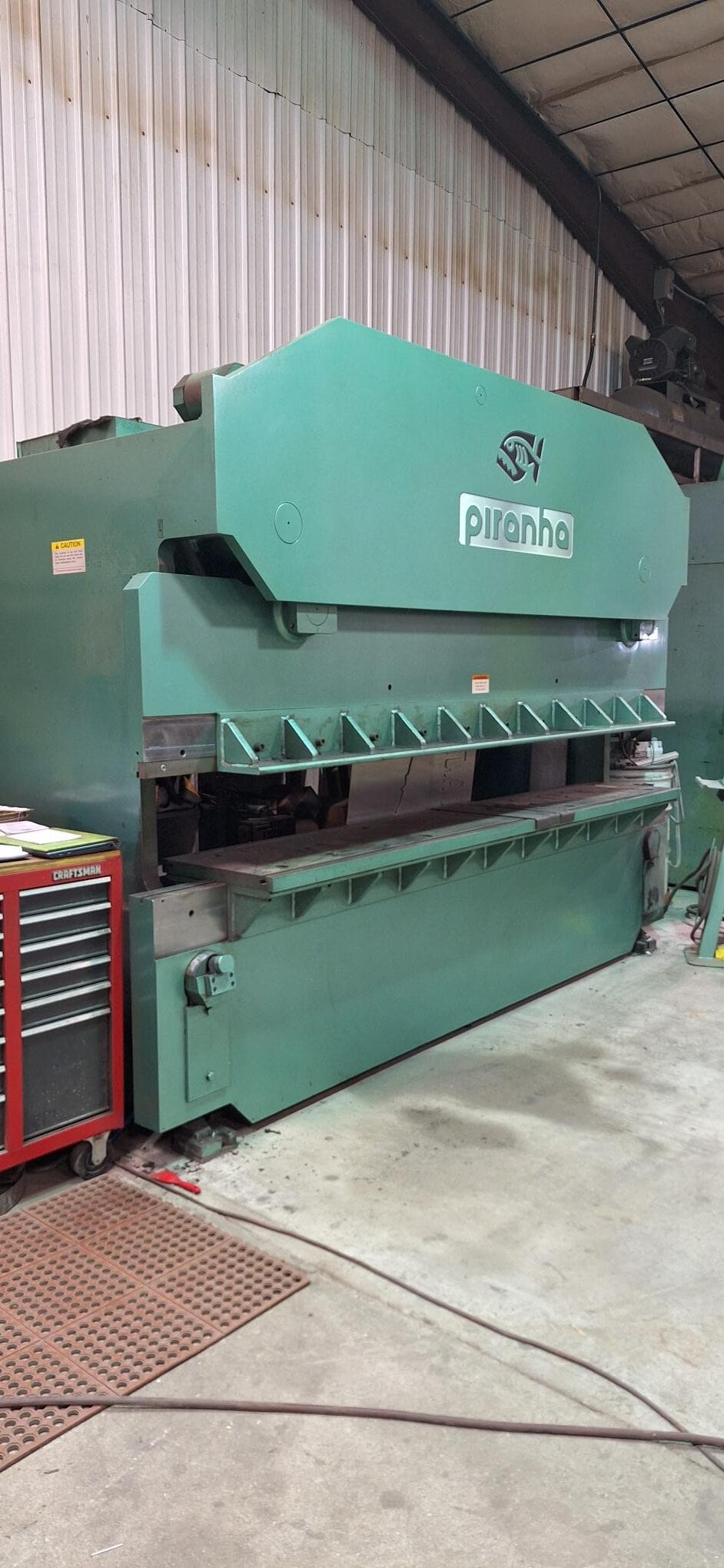175 Ton x 14′ Piranha 175-14 Hydraulic CNC Press Brake, 2006
