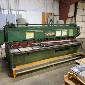 1/4" x 10' Cincinnati 1810 Mechanical Shear, 1950