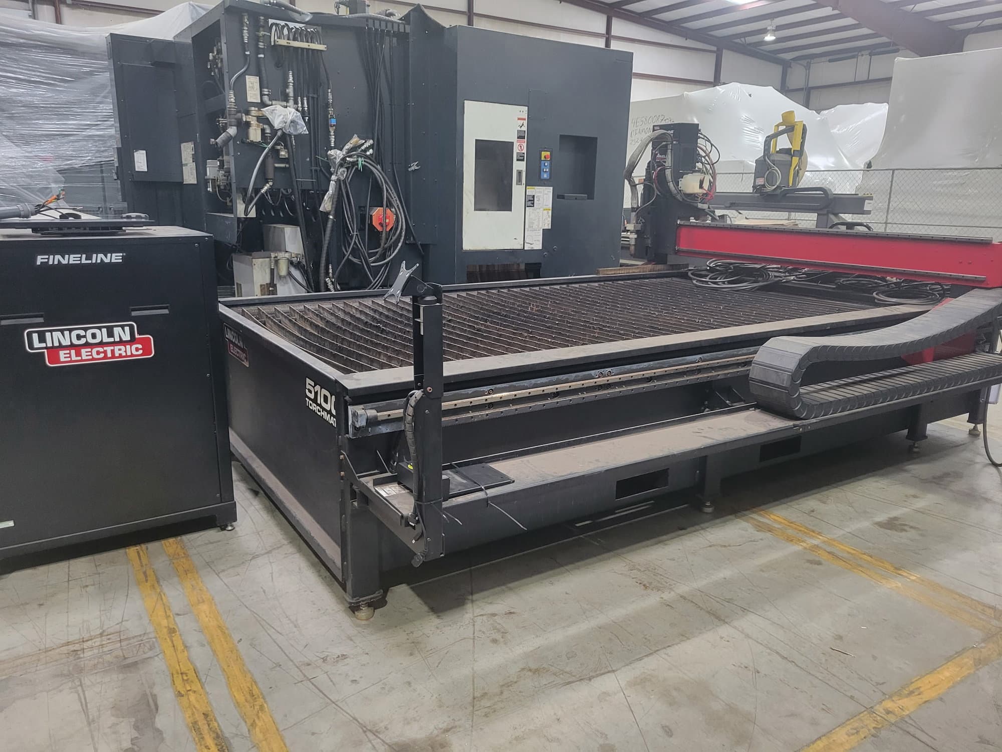5' x 10' Lincoln Electric Torchmate 5100 CNC Plasma Table, 2023 - FL170 Power Supply