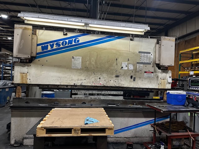 175 Ton x 12' Wysong MTH175-144 Hydraulic Press Brake, 1999