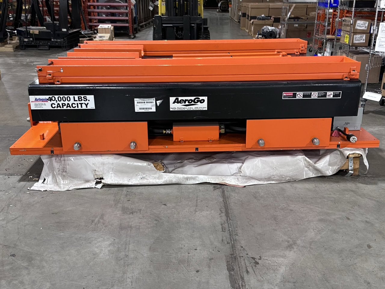 Aergo Autoquip 40,000 lb Lift Table, 2011