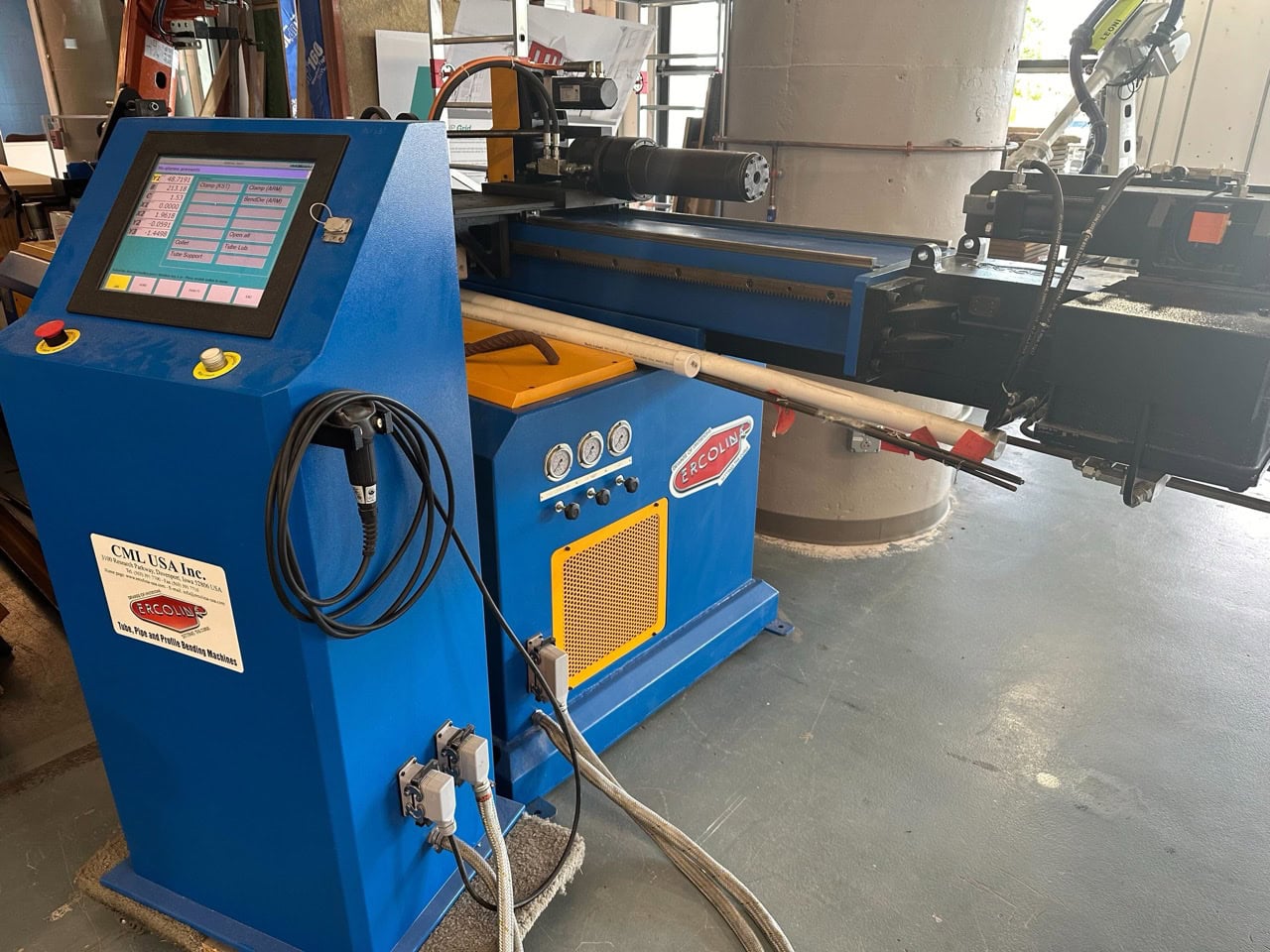 Ercolina EB76CNC 3" Mandrel Tube Bender, 2017 - low hours, tooling package included