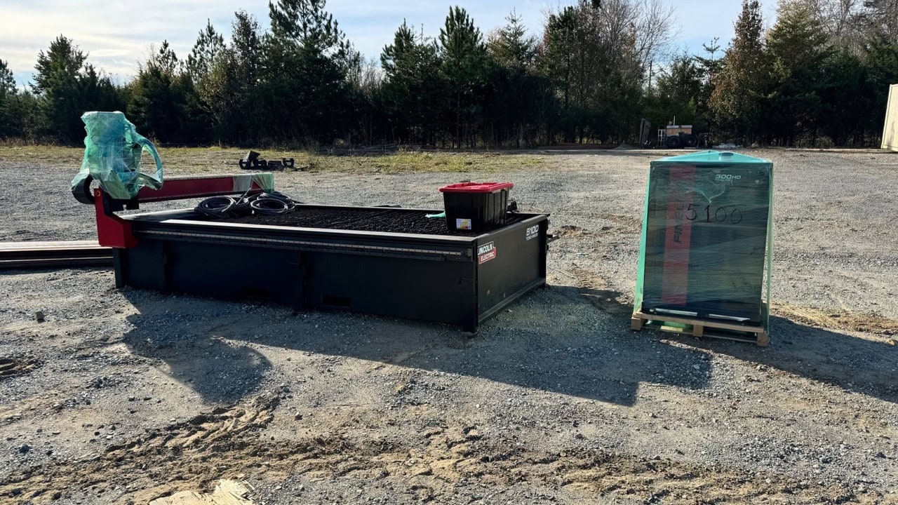 5' x 10' Lincoln Torchmate 5100 CNC Plasma Table, 2023 - FL300 Power Supply w/bevel