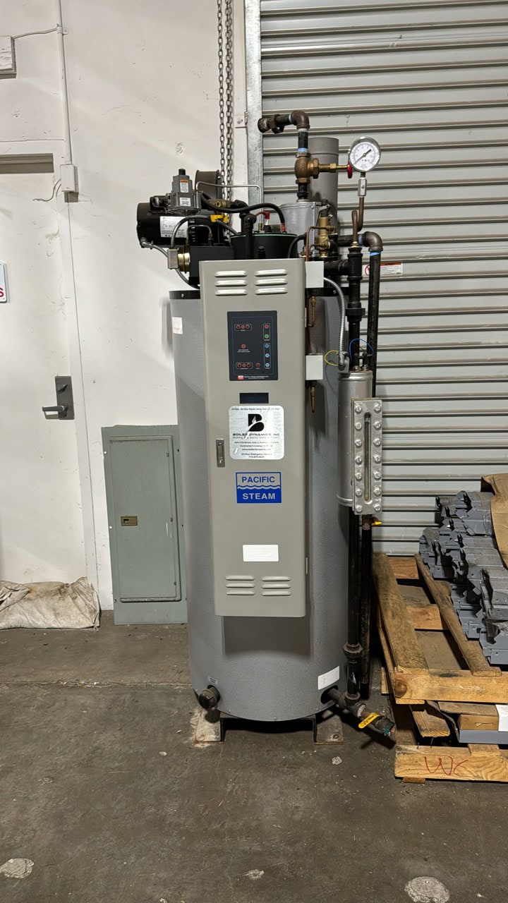 9.5 HP Pacific Steam Boiler Model BP-200 Natural Gas, 2021