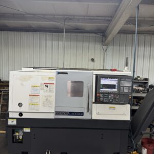 Okuma L-400II-E CNC Lathe, 2018 - Under Power, Chip Conveyor, 10" Chuck