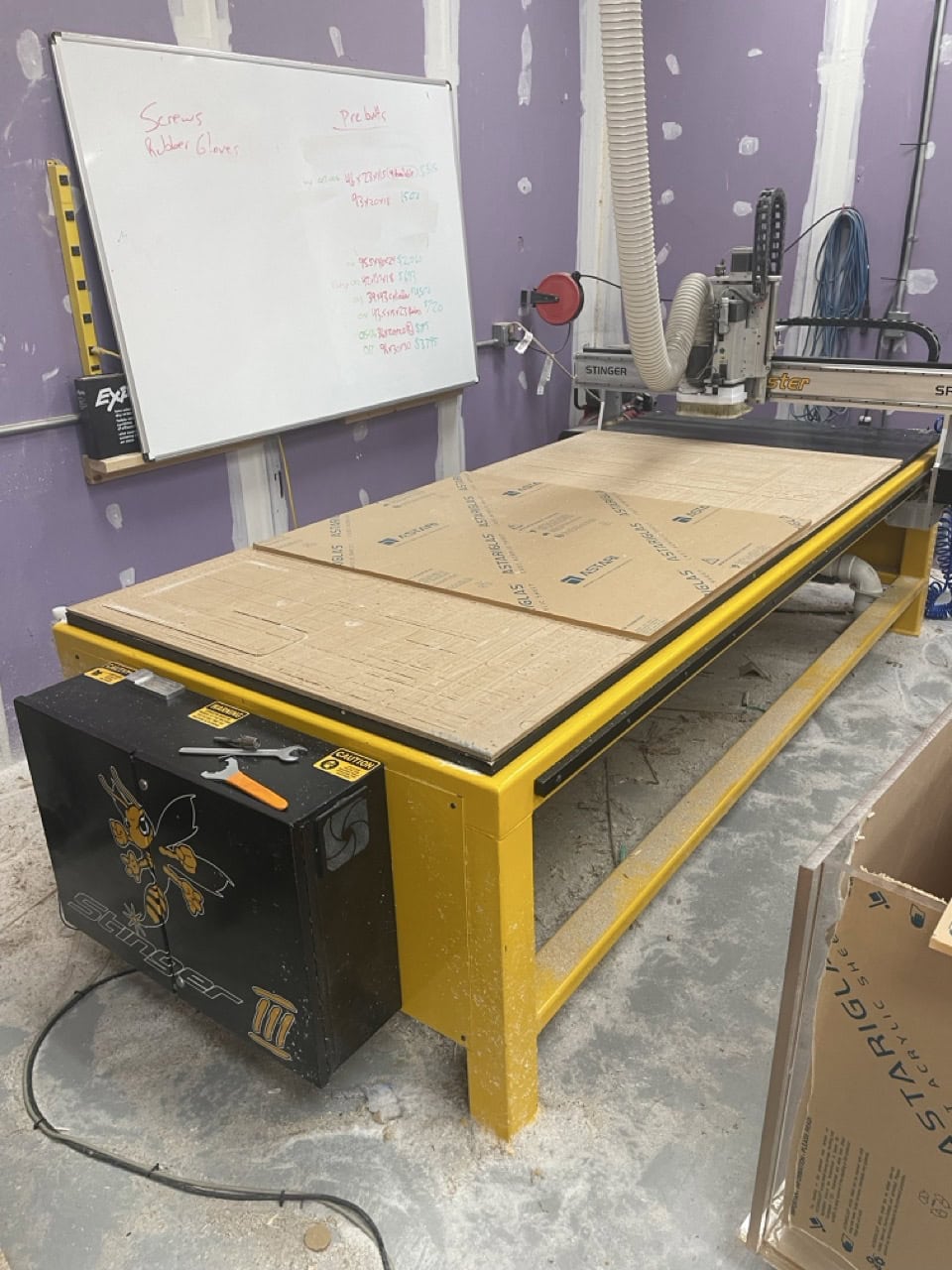 4' x 8' Camaster Stinger III CNC Router, 2016