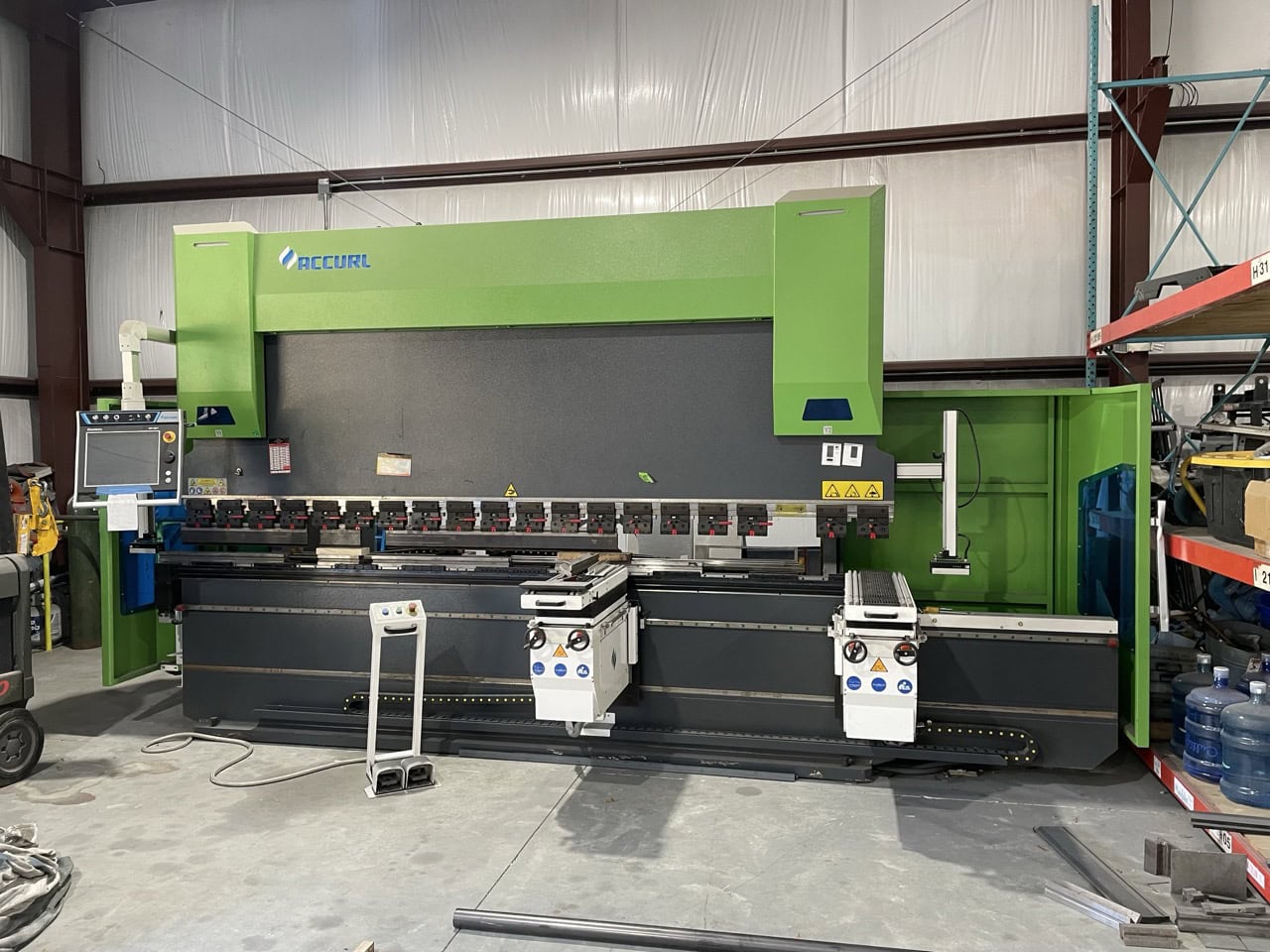 13' x 245 Ton Accurl Genius Pro B40220 Hydraulic CNC Press Brake, 2021-6+1 axes