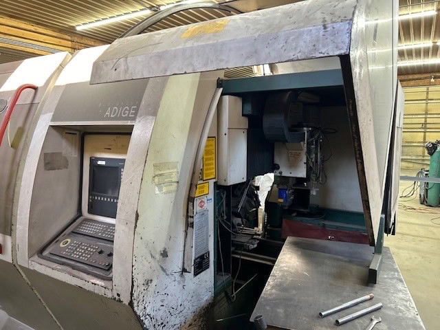 2500 Watt BLM Adige LT702D Tube Laser, 2004 - Chiller, Dust Collector
