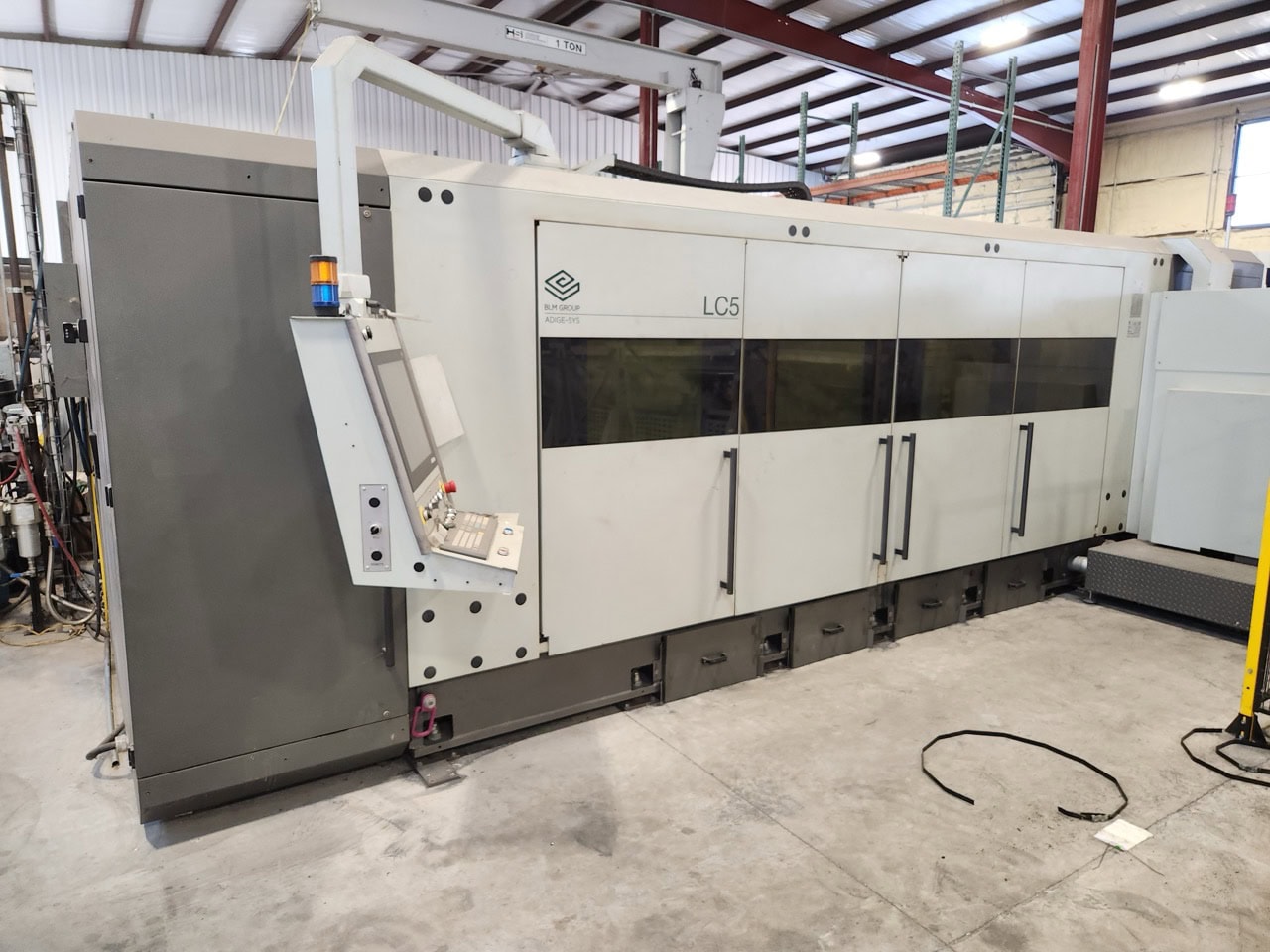 6000 Watt BLM LC5 Fiber Sheet/Tube Combo Laser, 2021 - 5' x 10' ONLY 850 CUTTING HOURS