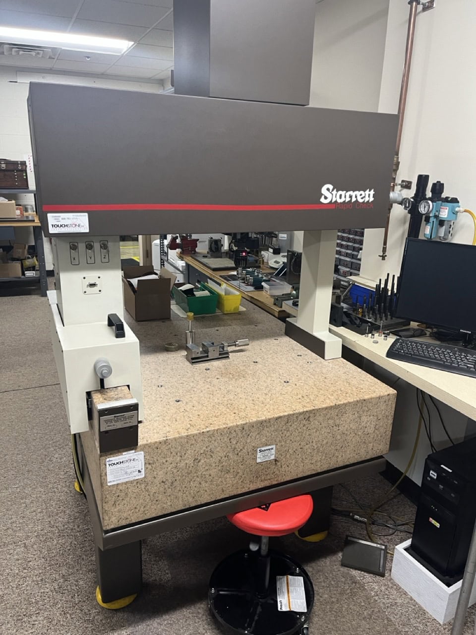 10.7.5 Starrett Rapid Check RGS2828-18 CMM, 2000 - Renishaw MH8 Probe Head - Image 2