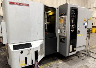 2012 mori seiki nhx4000 400mm cnc horizontal machining center