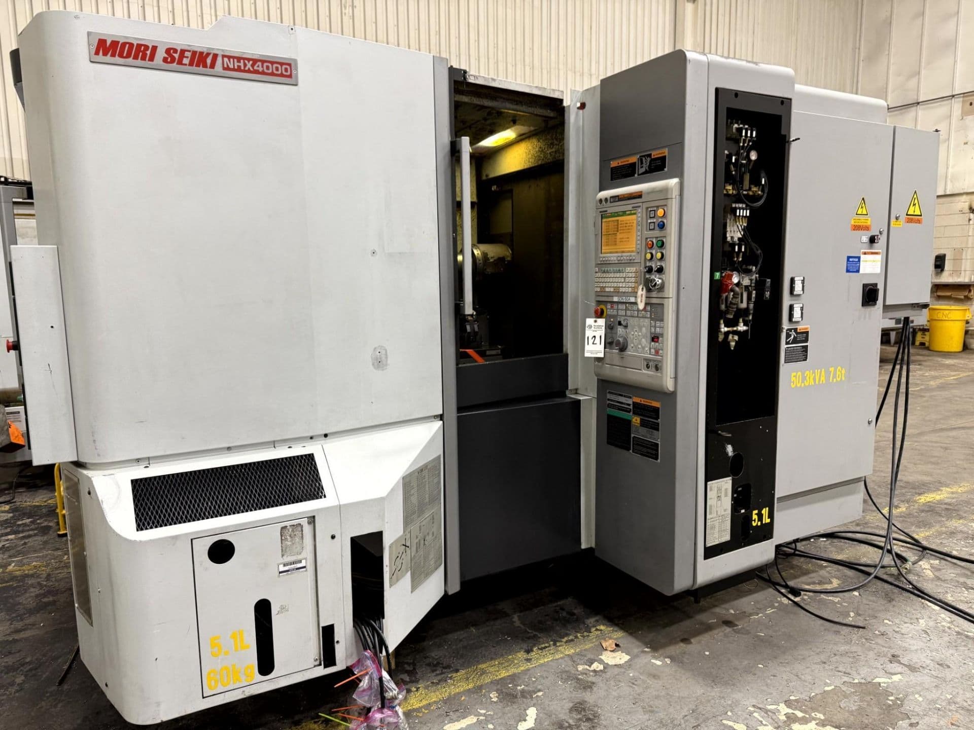 2012 mori seiki nhx4000 400mm cnc horizontal machining center 2012 mori seiki nhx4000 400mm cnc horizontal machining center