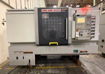 2012 mori seiki nlx 2500 smc-700 live tool cnc lathe sub spindle