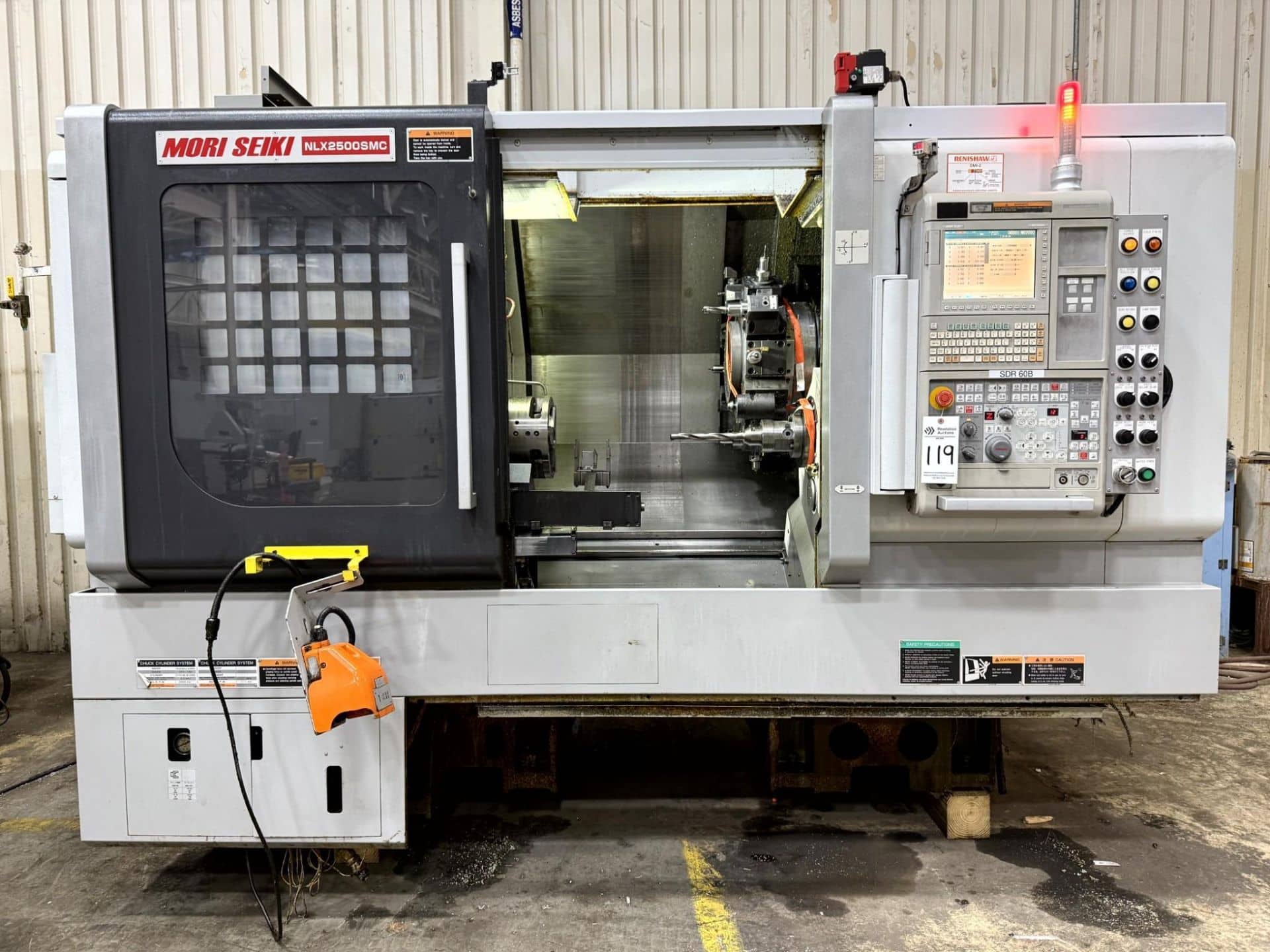 2012 mori seiki nlx2500smc-700 cnc lathe 2012 mori seiki nlx2500smc-700 cnc lathe