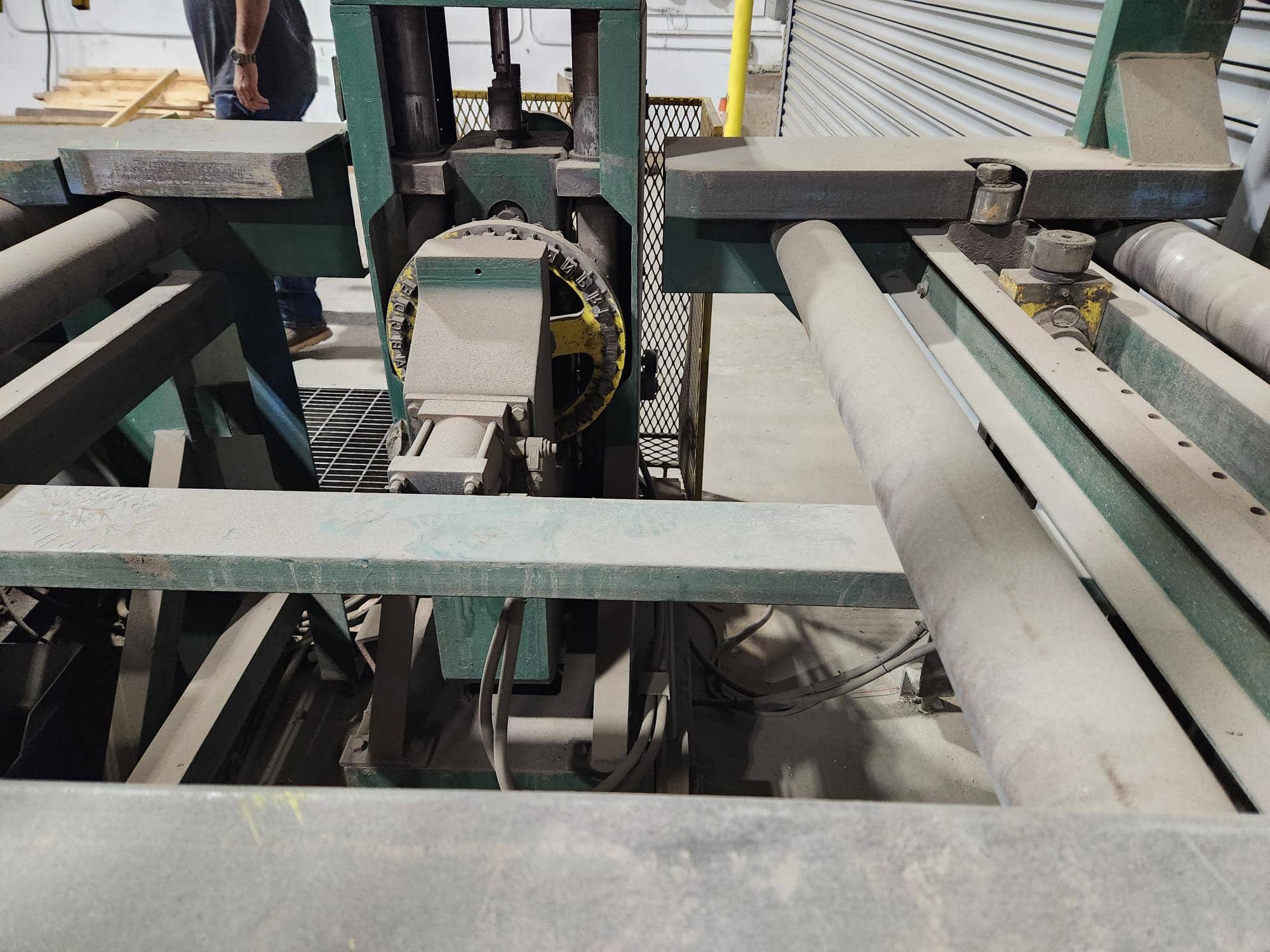 Controlled Automation Beamline Retro, 2005 - Fabriline 5-Press Beam Punch Line, 60’ length, 300lb/ft Powered Roller Conveyor Infeed/Outfeed, W/ 36” Web Throat - Image 3