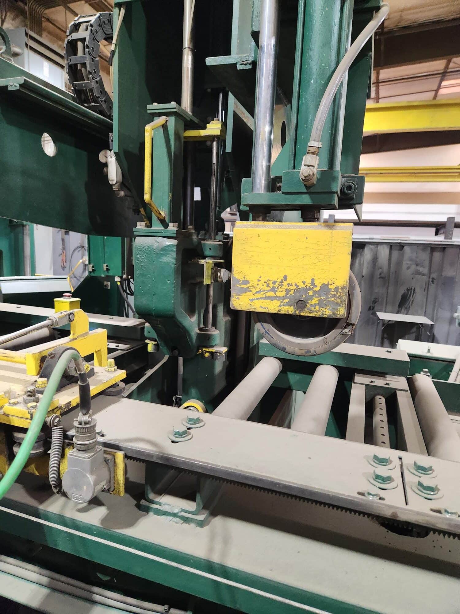 Controlled Automation Beamline Retro, 2005 - Fabriline 5-Press Beam Punch Line, 60’ length, 300lb/ft Powered Roller Conveyor Infeed/Outfeed, W/ 36” Web Throat - Image 11