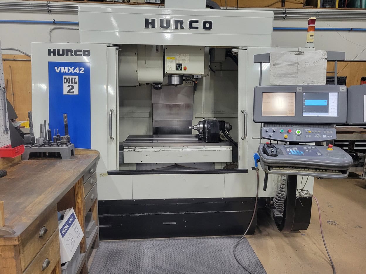 Hurco VMX-42 with 4th axis, 2008