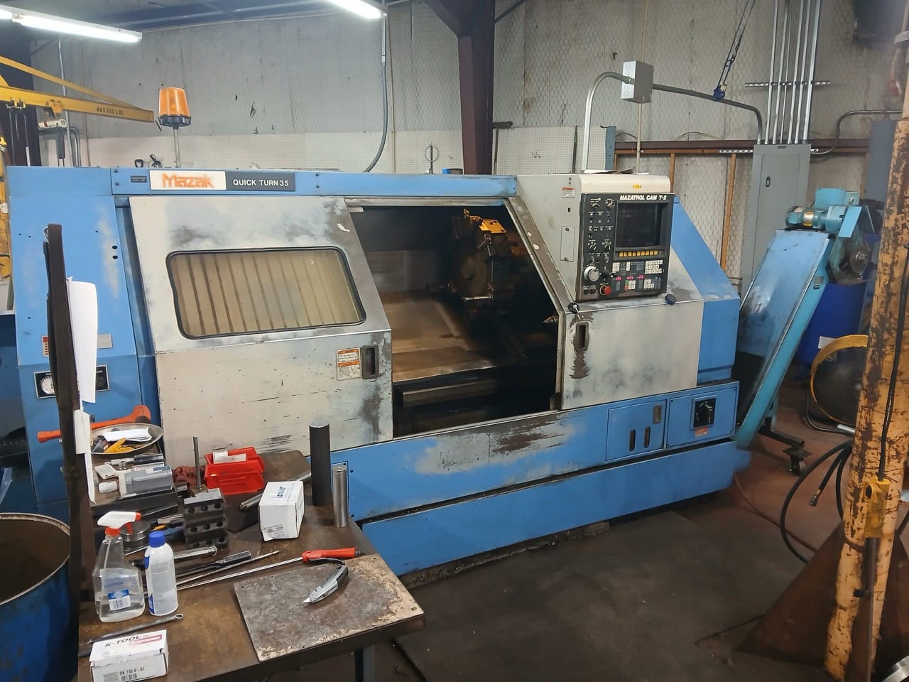 Mazak Quick Turn QT-35-U CNC Lathe, 1990