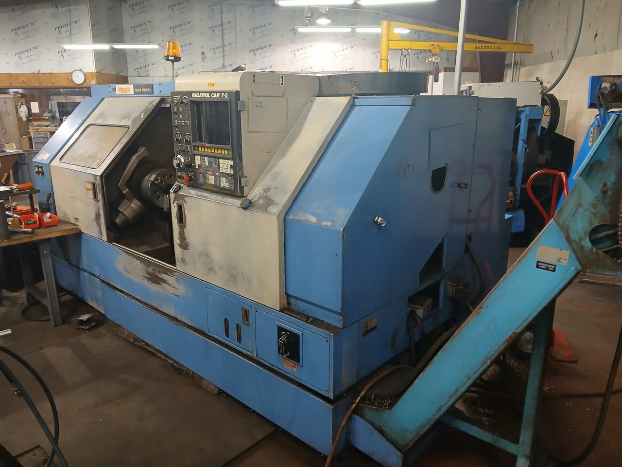 Mazak Quick Turn QT-35-U CNC Lathe, 1990 - Image 2