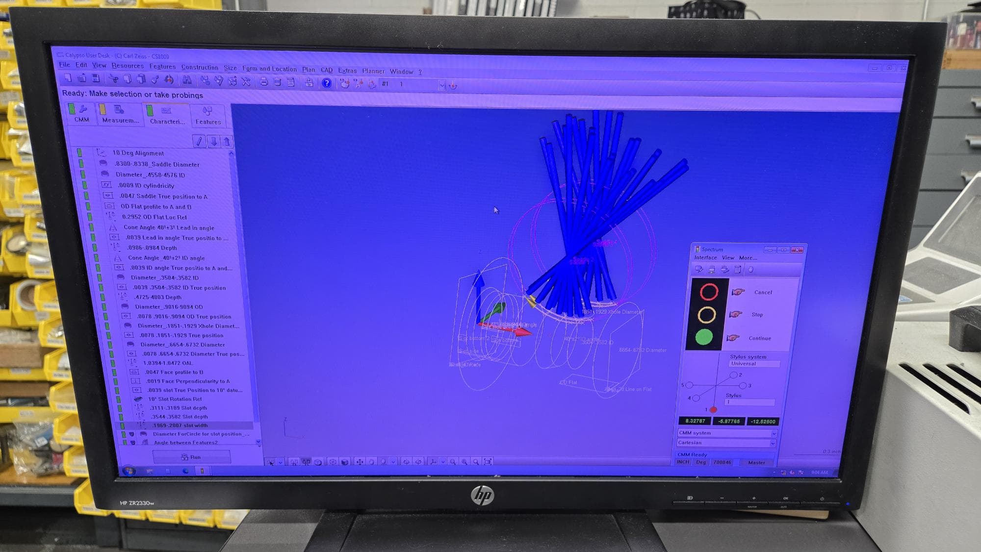7.7.6 Zeiss Spectrum II CMM, 2013 - Video Available, Articulating Head, Calypso Software - Image 4