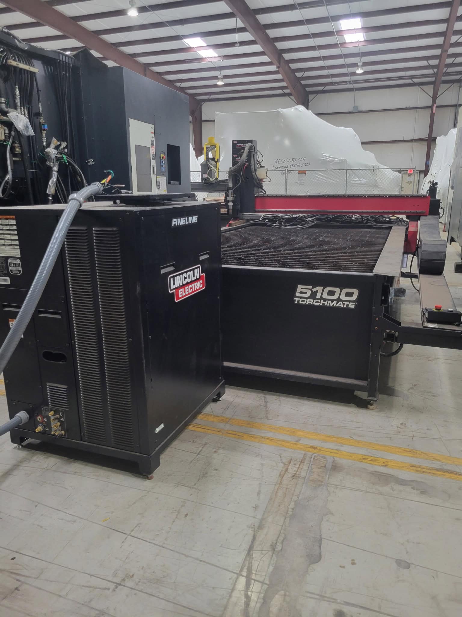 5' x 10' Lincoln Electric Torchmate 5100 CNC Plasma Table, 2023 - FL170 Power Supply - Image 2