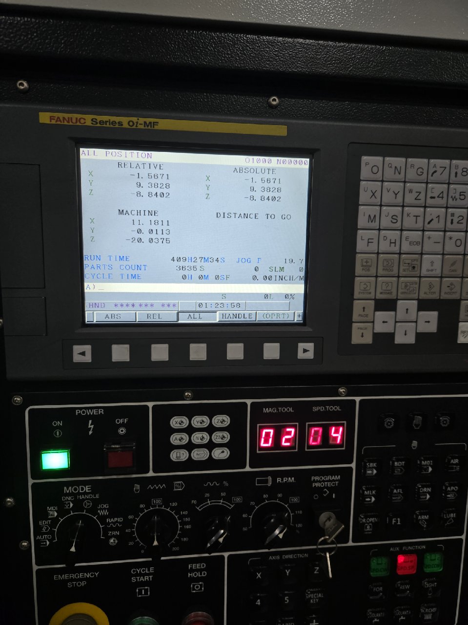 VisionWide SV-650 CNC VMC, 2018 - TSC, Chip Conveyor, Fanuc Control - Image 3