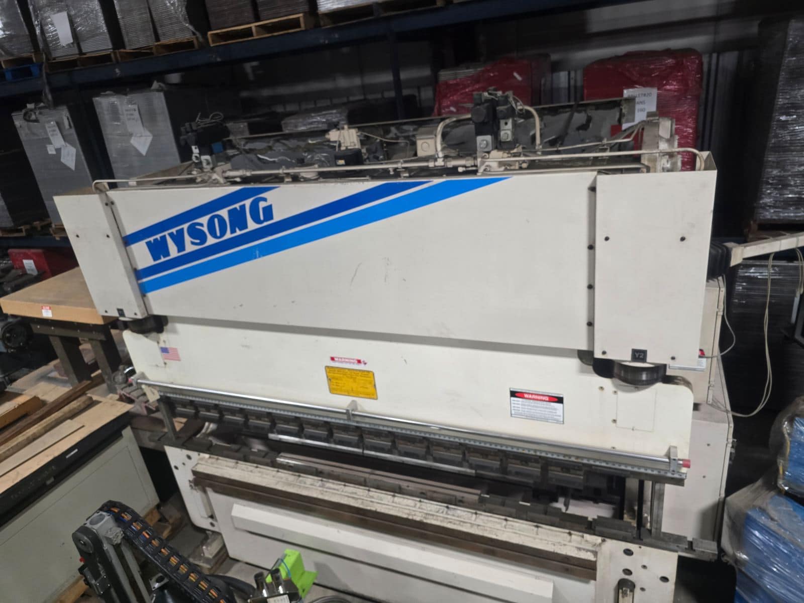 175 Ton x 10' Wysong PHP175-120 Hydraulic Press Brake, 1996 - Image 3