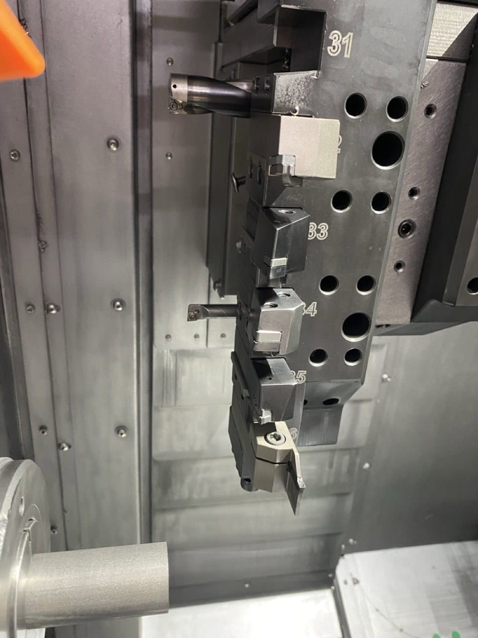Quickteck I-42 Twin Multi-Axis Lathe, 2018 - 12' Tracer Bar Feeder - Image 3