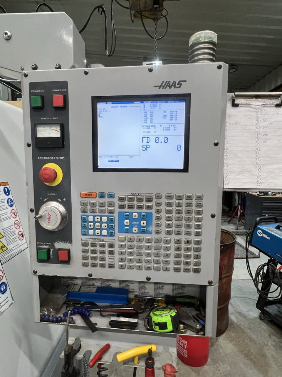 Haas SL-30T CNC Lathe, 2003 - Chip Conveyor, Tailstock - Image 4