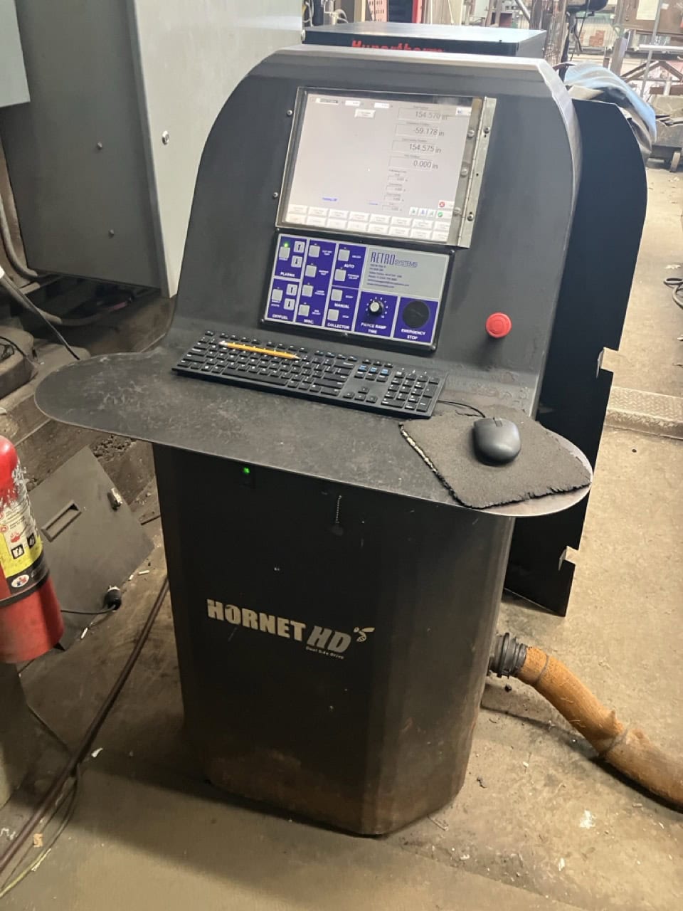 5' x 12' Hornet HHD60 ESR200 CNC Plasma, 2014 - Hypertherm HPR260 - Image 4