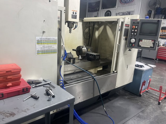 Fadal 917 VMC 5020AHT, 2000 - 4th Axis Rotary, Tailstock, Tombstone, 10" Chuck - Image 6