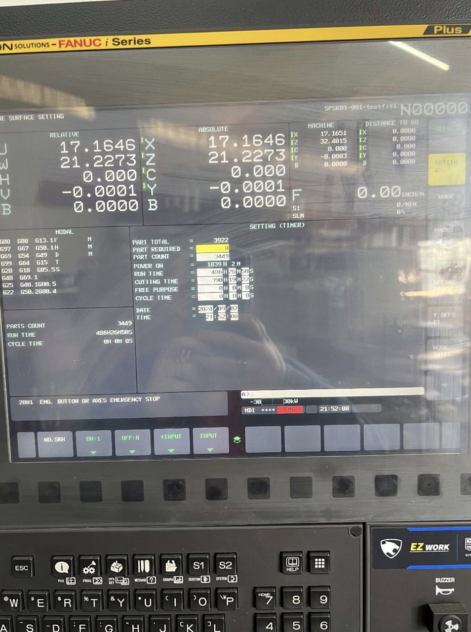 DN Solutions Lynx 2600Y CNC Turning Center, 2023 - Low Cut Hours, Chip Conveyor, Tailstock, Parts Catcher - Image 6