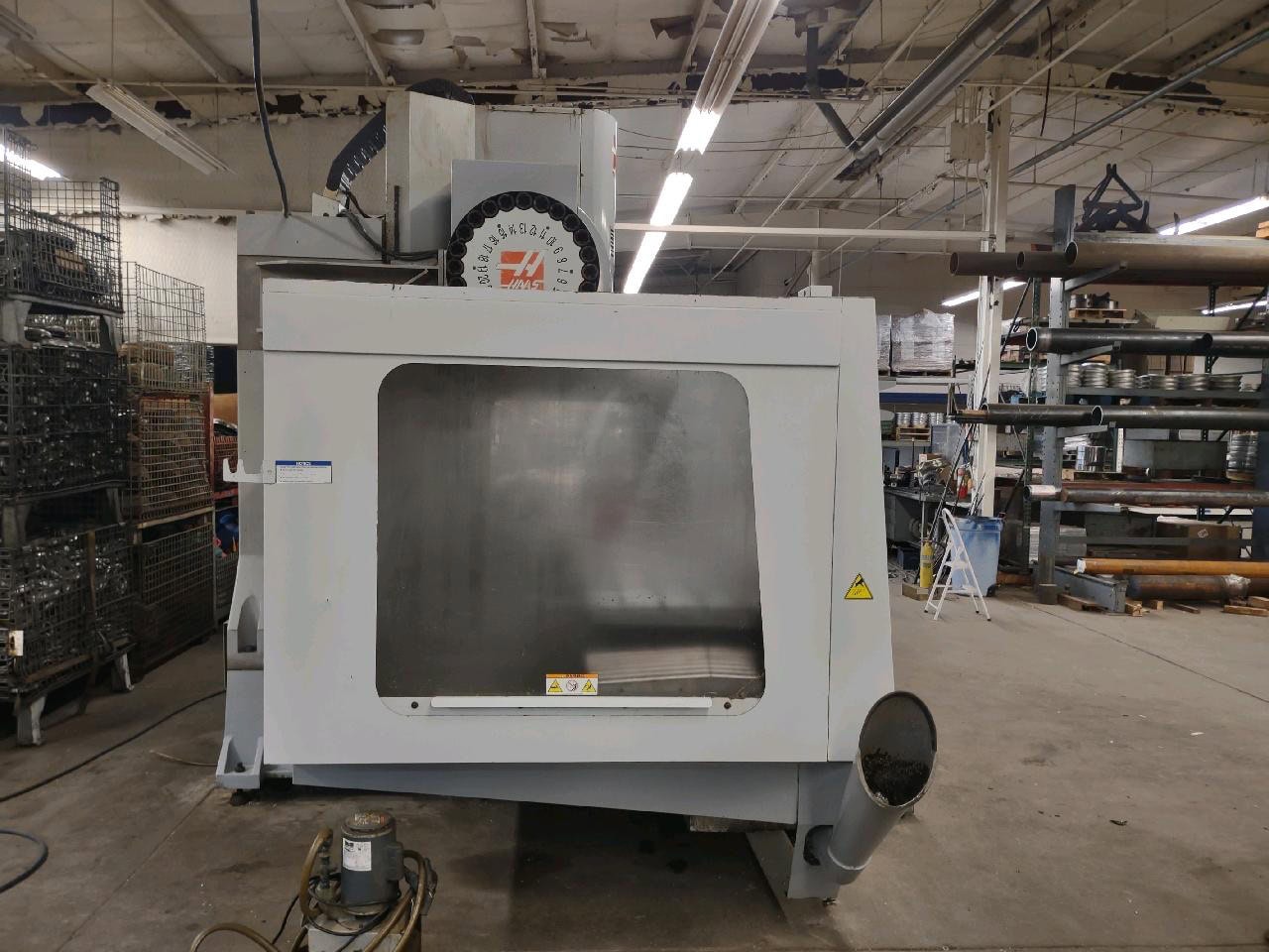 Haas VF-7/40 VMC, 2008 - 4th Axis Drive, Rigid Tapping - Image 9