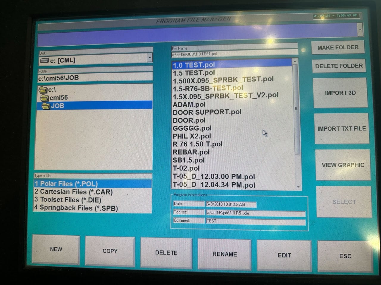 Ercolina EB76CNC 3" Mandrel Tube Bender, 2017 - low hours, tooling package included - Image 2