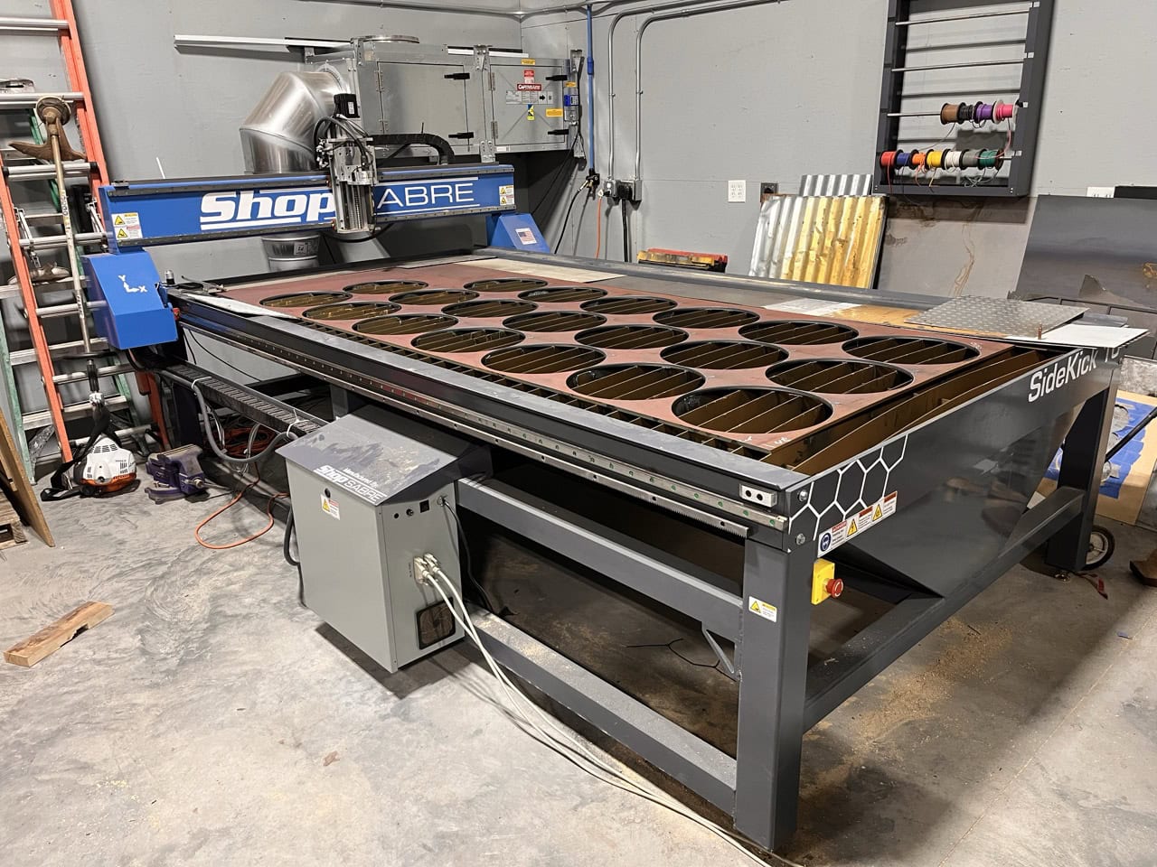 5' x 10' ShopSabre Sidekick 10 CNC Plasma, 2023 - Hyperherm Powermax 65 Sync - Under 3 hours