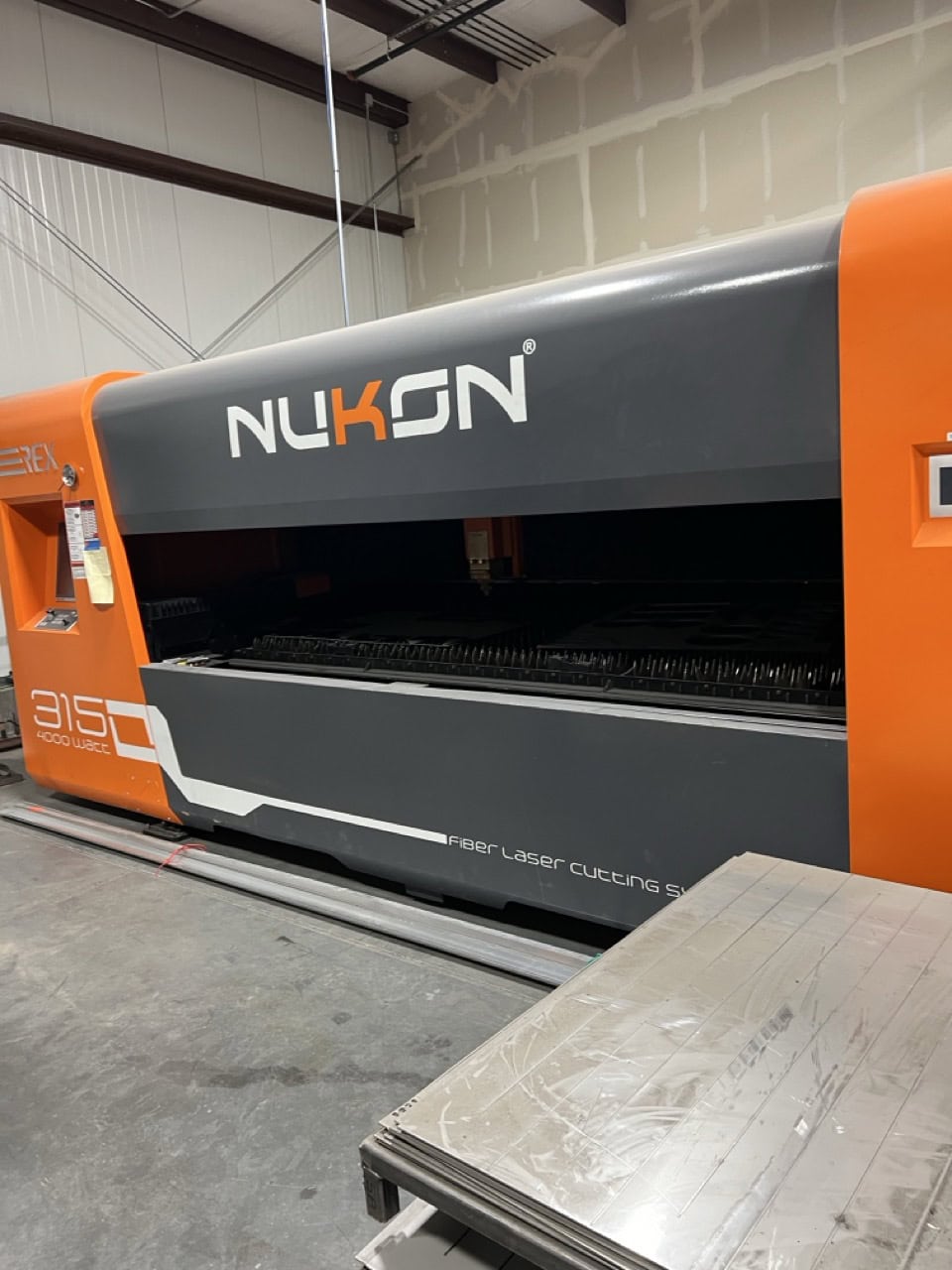 4000 Watt Nukon REX315 GX Fiber Laser, 2022 - 5'x10' Table, Dust Collector, Chiller - Image 24