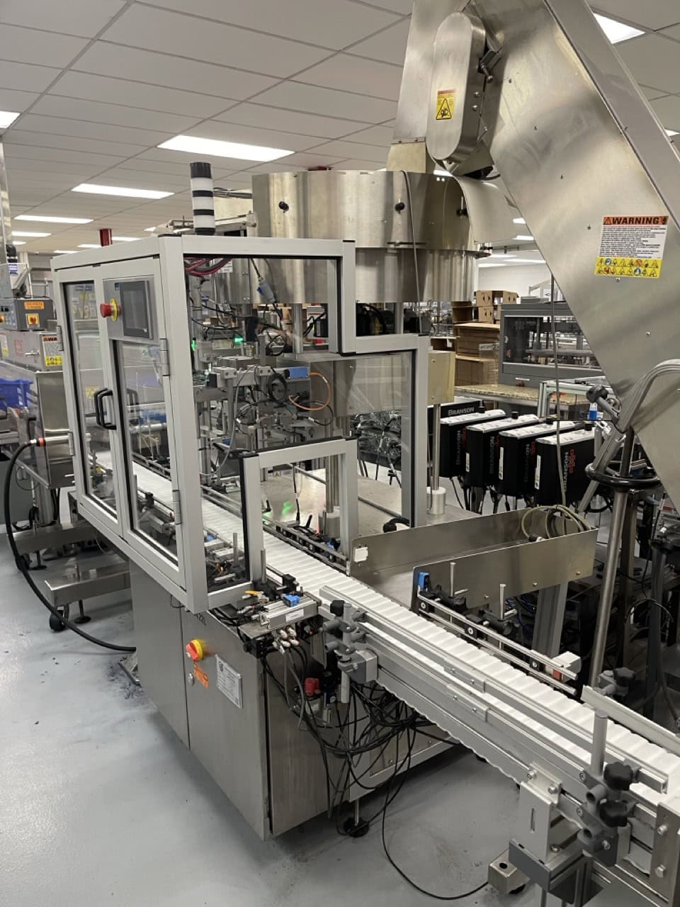 Packaging Efficiency Solutions Orienter/Snap Capping Machine & Kaps-All FS-B Incline Conveyor, 2020 - Image 3