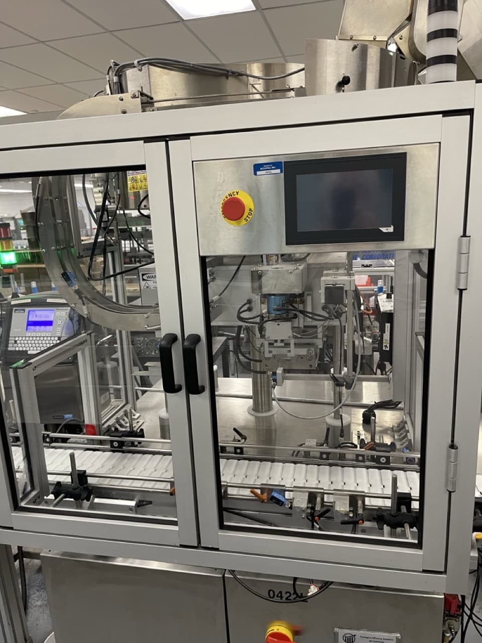 Packaging Efficiency Solutions Orienter/Snap Capping Machine & Kaps-All FS-B Incline Conveyor, 2020 - Image 5